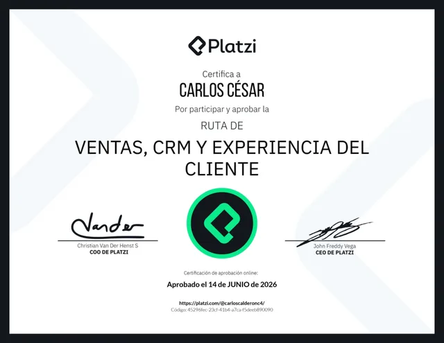 Ventas, CRM y Experiencia del Cliente